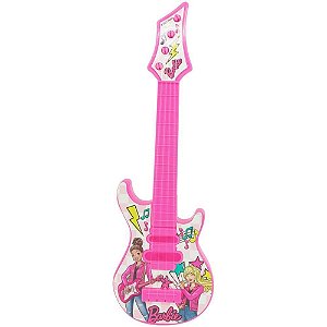 Instrumento musical barbie guitarra - toyng (unidade)