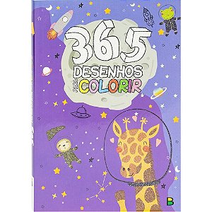 Livro infantil colorir 365 desenhos p/colorir rx 288p - todolivro (unidade)