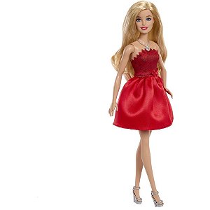 Barbie collector ruby red 80th mattel - mattel (unidade)
