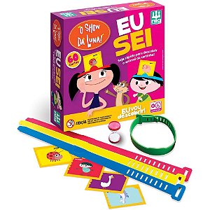 Jogo de cartas eu sei show da luna - nig brinquedos (unidade)