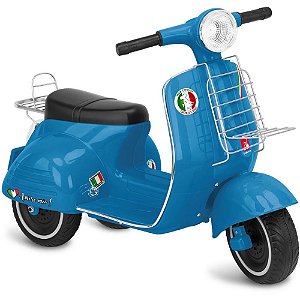 Moto eletrica scooter italia azul 6v - bandeirante (unidade)