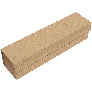 Embalagem para garrafa rigida dobr.kraft 33x8,5x8,5cm - cromus (unidade)