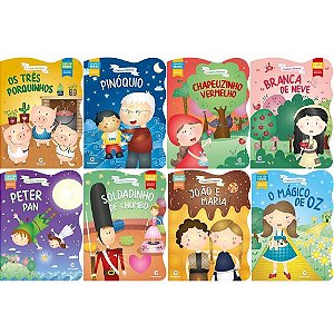 Livro de leitura classicos recortados 16pgs (s) - culturama (pct.c/08)