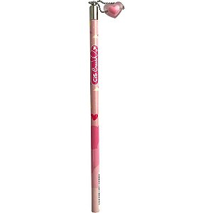 Lapis preto redondo decorado cis crush c/pingente 2 mod (s) - sertic (pote-20)