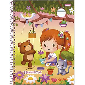 Caderno caligrafia ternuritas 80f - foroni (pct.c/04)
