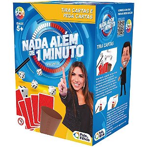 Jogo de cartas nada alem de 1min. tira cartas - pais e filhos (unidade)