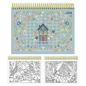 Caderno desenho univ capa dura milly para colorir 24fls. - foroni (pct.c/04)