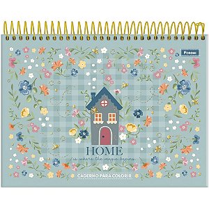 Caderno desenho univ capa dura milly para colorir 24fls - foroni (pct.c/04)