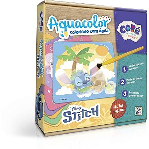 Livro aquabook aquacolor stitch pocket - toyster (unidade)