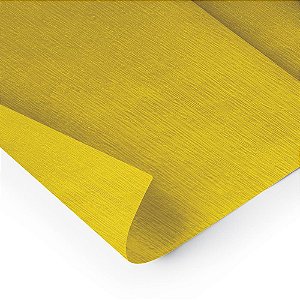 Papel crepom 48cmx2,00m. amarelo - ridet (pct.c/10)