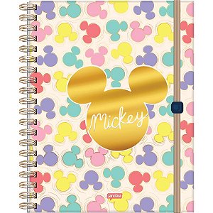Caderno 01x1 capa dura mickey arts neo 80fls. - jandaia (unidade)