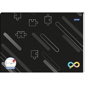 Caderno brochurao capa dura neuro topo linguagem 60fls - jandaia (pct.c/05)