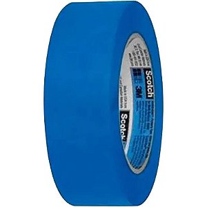 Fita crepe blue tape 2090 48mmx50m - 3m (rolo)