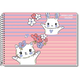 Caderno desenho universitario uau 96fls. - pauta branca (pct.c/04)
