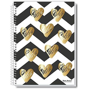 Caderno 15x1 capa dura amo 240fls. - pauta branca (pct.c/02)
