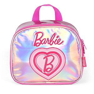 Lancheira termica barbie mao/costa pink - luxcel (unidade)