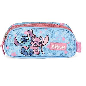 Estojo triplo stitch rosa - luxcel (unidade)