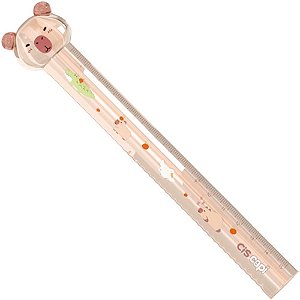 Regua plastica capivara 15cm blister - sertic (dp.c/12)