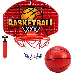 Tabela de basquete kit cesta de basquete c/bola/b - homeplay (unidade)