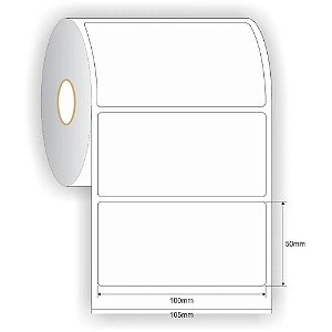 Etiqueta adesiva couche 100x50x30m c/600etiq. - creative (rolo)
