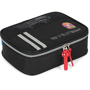 Estojo box hot wheels preto - luxcel (unidade)