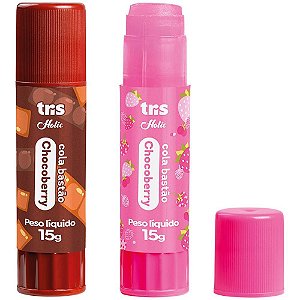 Cola em bastao tris chocoberry 15g. - summit (dp.c/12)