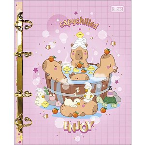 Caderno argolado capyclub 80fls 177x240mm - tilibra (unidade)
