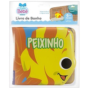 Livro para banho amiguinhos do mar 16x14cm 6pag - todolivro (unidade)