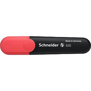 Caneta marca texto job schneider vermelha - compactor (cx.c/10)