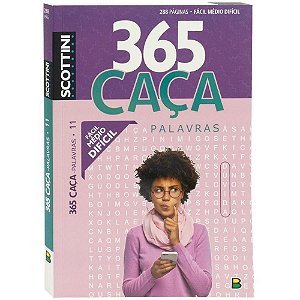 Livro de atividades caca-palavras 365 n.11 288pag. - todolivro (unidade)