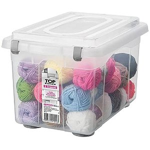 Caixa plastica multiuso top stock 16,7 litros - sanremo (unidade)