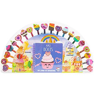Livro brinquedo ilustrado kit divertido eu amo doces - todolivro (unidade)