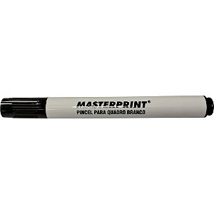 Pincel quadro branco mp 617 preto slim - masterprint (cx.c/12)