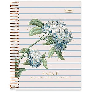 Caderno 10x1 cp.dura colegial natus 160fls. - cadersil (pct.c/04)