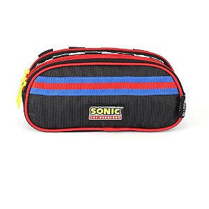 Estojo triplo sonic preto - luxcel (unidade)