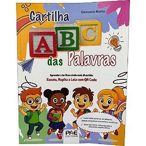 Livro cartilha abc das palavras 21x27 198p - pae editora (unidade)