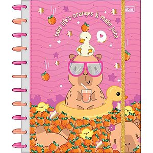 Caderno 10x1 capa dura capyclub 160fls 90g tilidisco - tilibra (unidade)