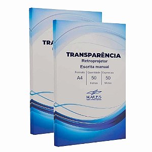 Transparencia inkjet a4 p/retroprojetor 50 micras - mares (cx.c/50)