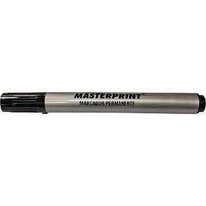 Pincel marcador permanente mp 615 preto slim - masterprint (cx.c/12)