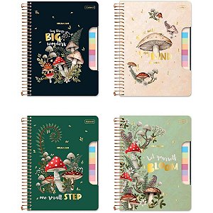 Caderno 01x1 cp.dura colegial dreamland c/blocos ades.80fl(s - cadersil (unidade)