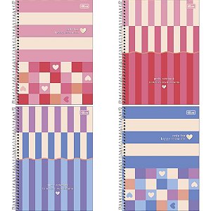 Caderno 01x1 capa dura melrose 80fls - tilibra (pct.c/04)