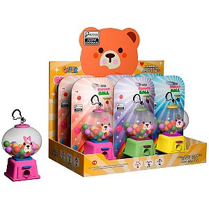 Doce gummy ball chiclete sabores (s - colore (dp.c/12)