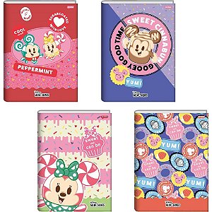 Caderno brochurao capa dura disney munchillings 80fls - jandaia (pct.c/05)