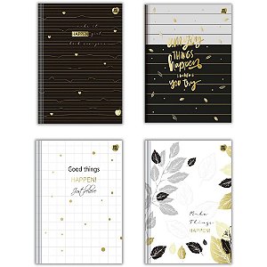 Caderno brochurao capa dura happen 160f - animativa (pct.c/02)