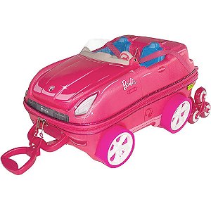 Mochila infantil com rodinha barbie conversivel - maxtoy (unidade)