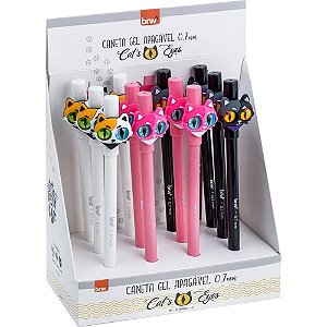 Caneta gel divert gel cats ey apag 0.7mm( - brw (dp.c/12)