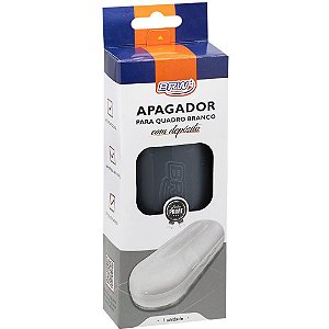 Apagador quadro branco com deposito para pincel - brw (unidade)