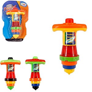 Brinquedo diverso piao a bateria c/luz e som (s) - wellmix (unidade)