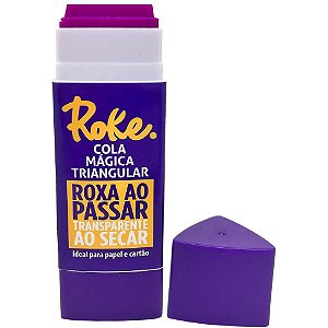 Cola em bastao roke magica roxa 25g - paper mate (dp.c/12)