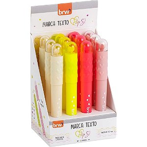 Caneta marca texto flip s2 4 cores - brw (dp.c/12)